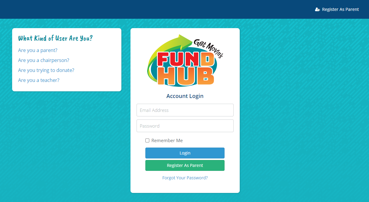 The Fund Hub web application built by Dynamic Edge